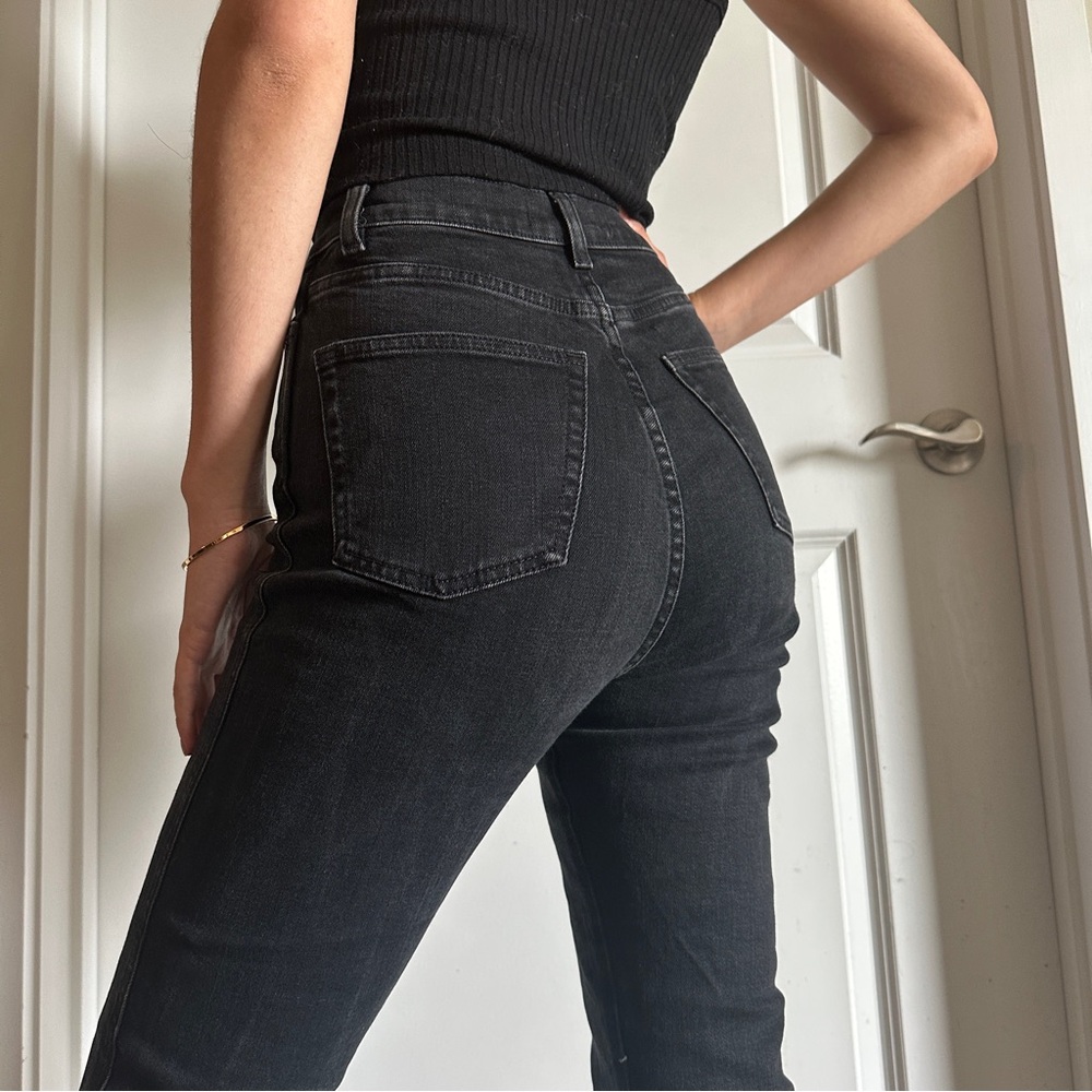 & Other Stories Black High Rise Jeans Slim Fit